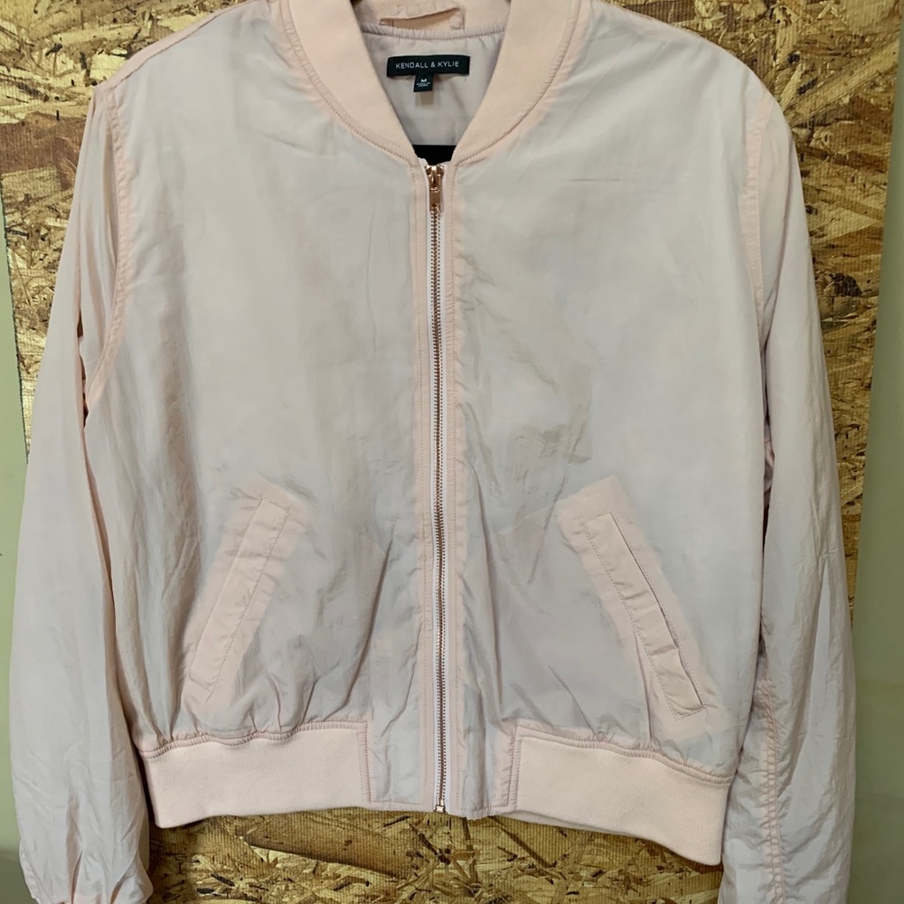 Kendall and Kylie Pink Bomber Jacket